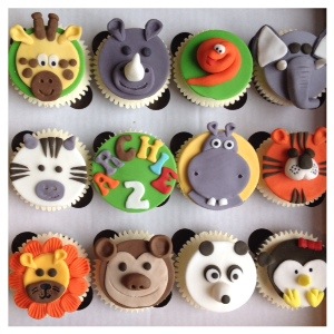 Zoo Animal Cupcakes for Children – CAKES BY LIZZIE, EDINBURGH