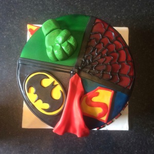 Superhero Cake by Lizzie